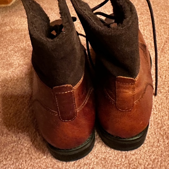 Men’s ankle leather lace up boots - Picture 5 of 7